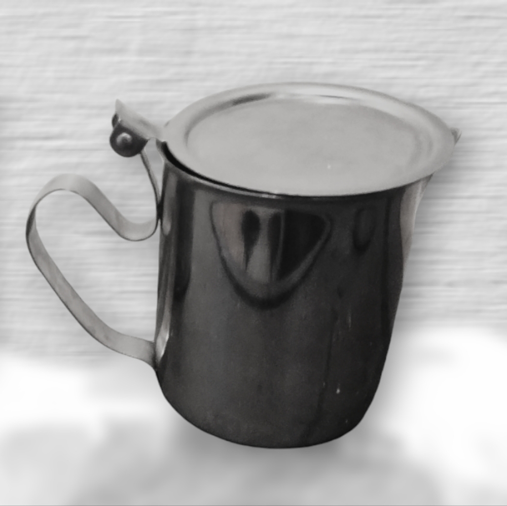 Vintage Vollrath Stainless Steel Flip Lid 4.6212 Creamer